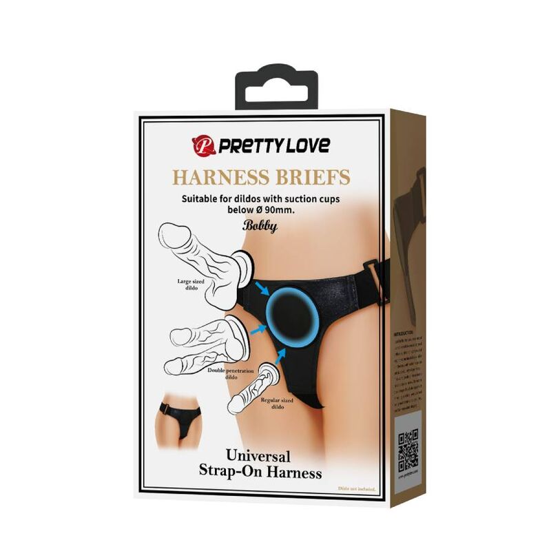 PRETTY LOVE - Schwarzes Universal-Harness