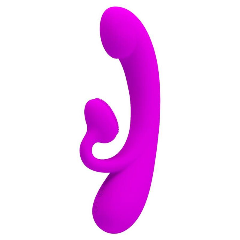 PRETTY LOVE - SINCERE Silikon-Klitoralvibrator und Sauger Lila