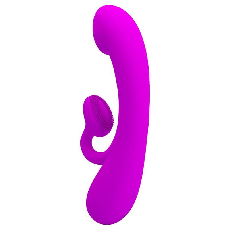 PRETTY LOVE - SINCERE Silikon-Klitoralvibrator und Sauger Lila