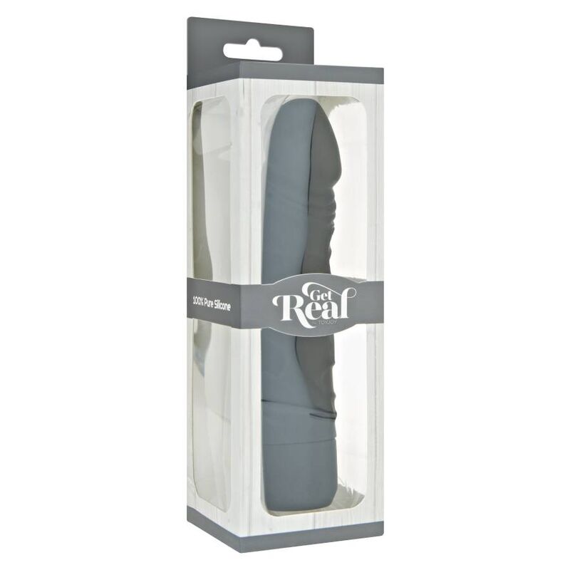 GET REAL - Klassischer Original Schwarz Vibrator