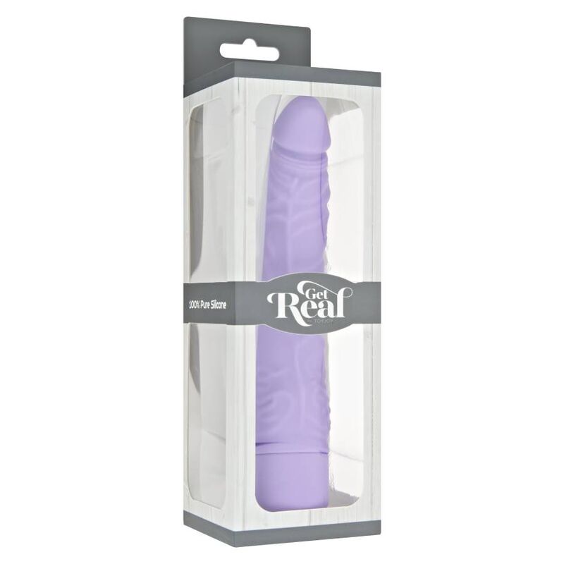 GET REAL - Klassischer schlanker Vibrator Lila