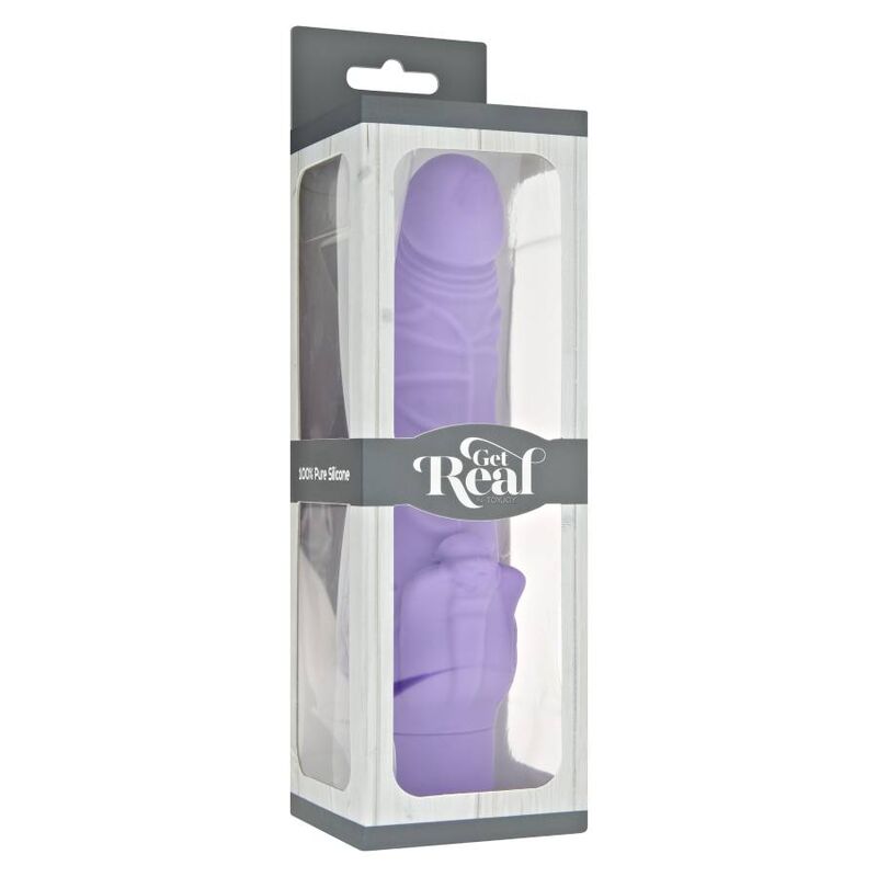 GET REAL - Klassischer Stim-Vibrator Lila
