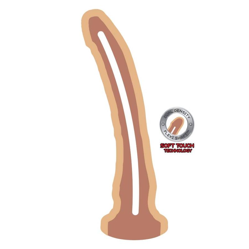 GET REAL - Dual Density Dildo 20,5 cm Haut