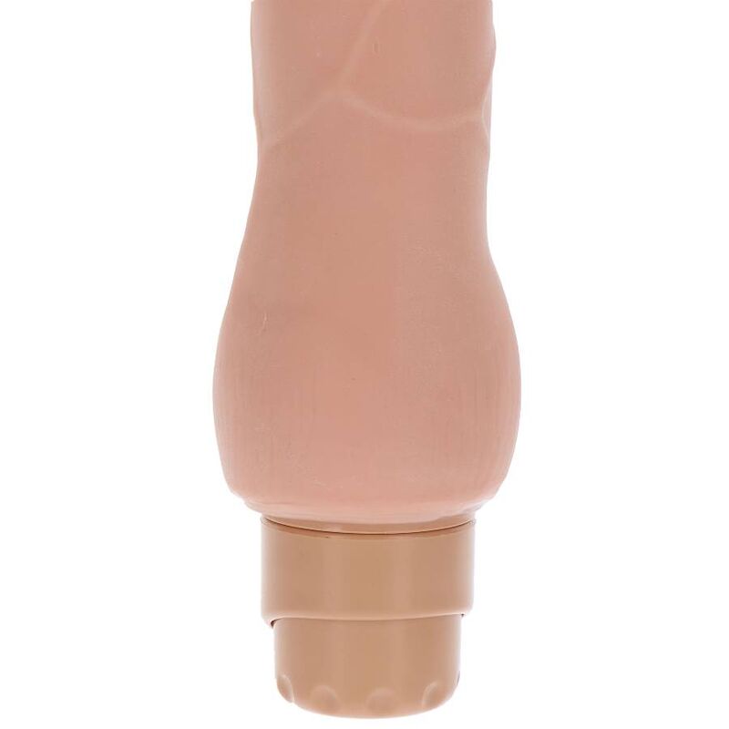 GET REAL - Glatter Vibrator mit Doppeldichte