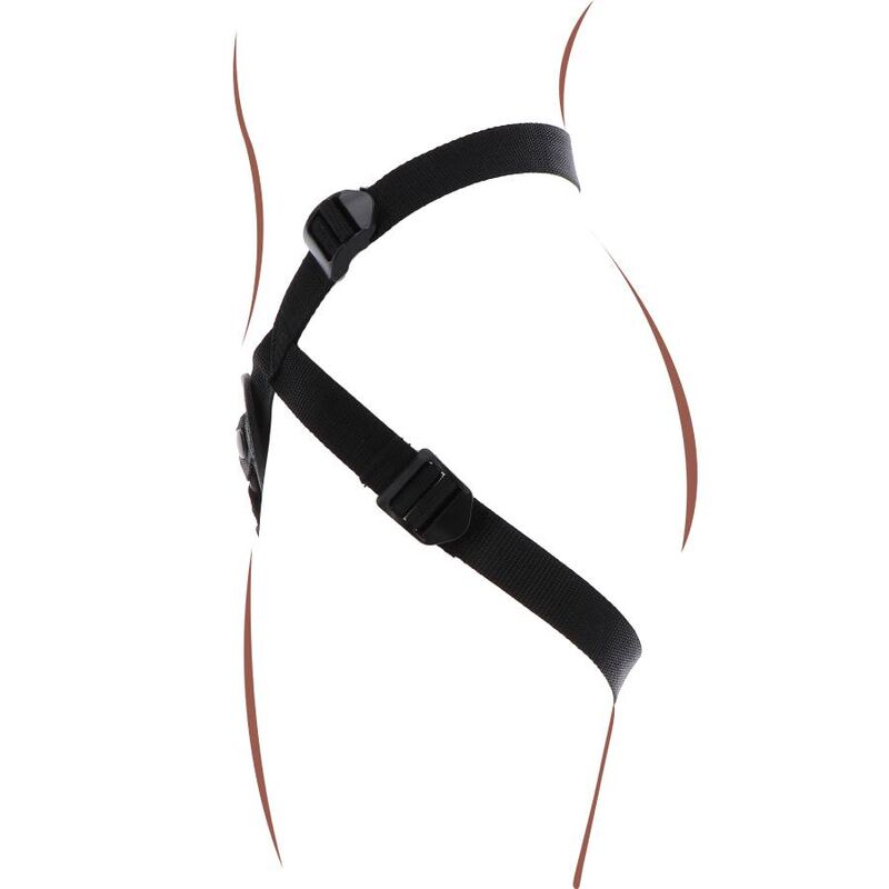 GET REAL - Strap-On-Spitzengeschirr Lila