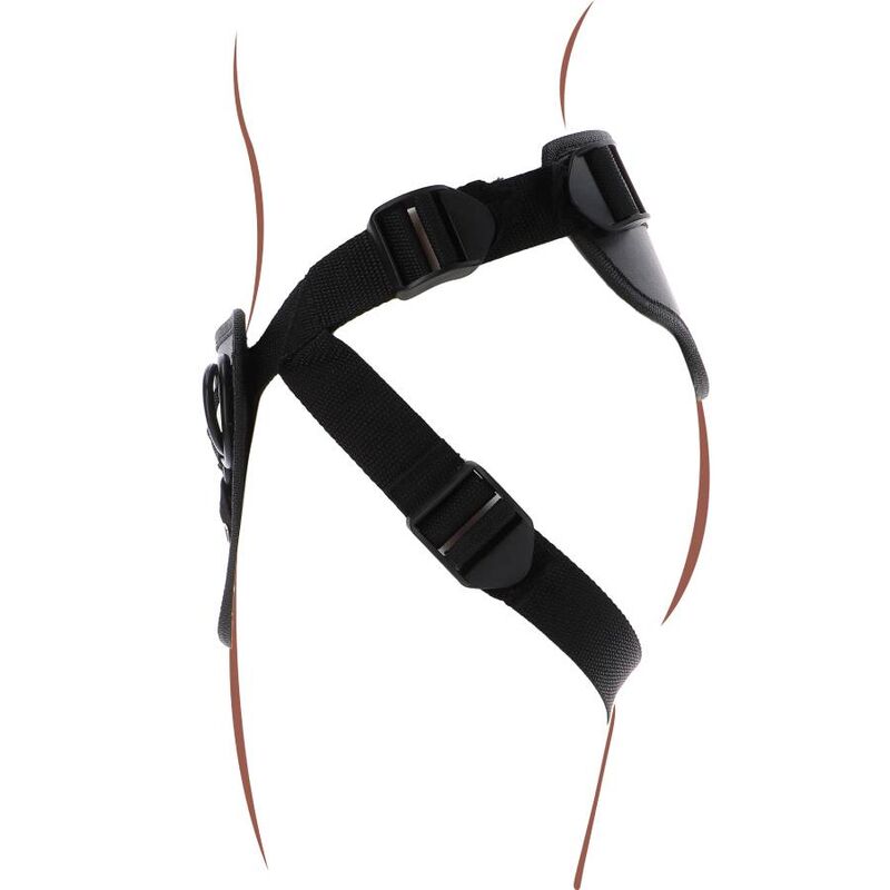 GET REAL - Strap-On-Deluxe-Gurt Schwarz