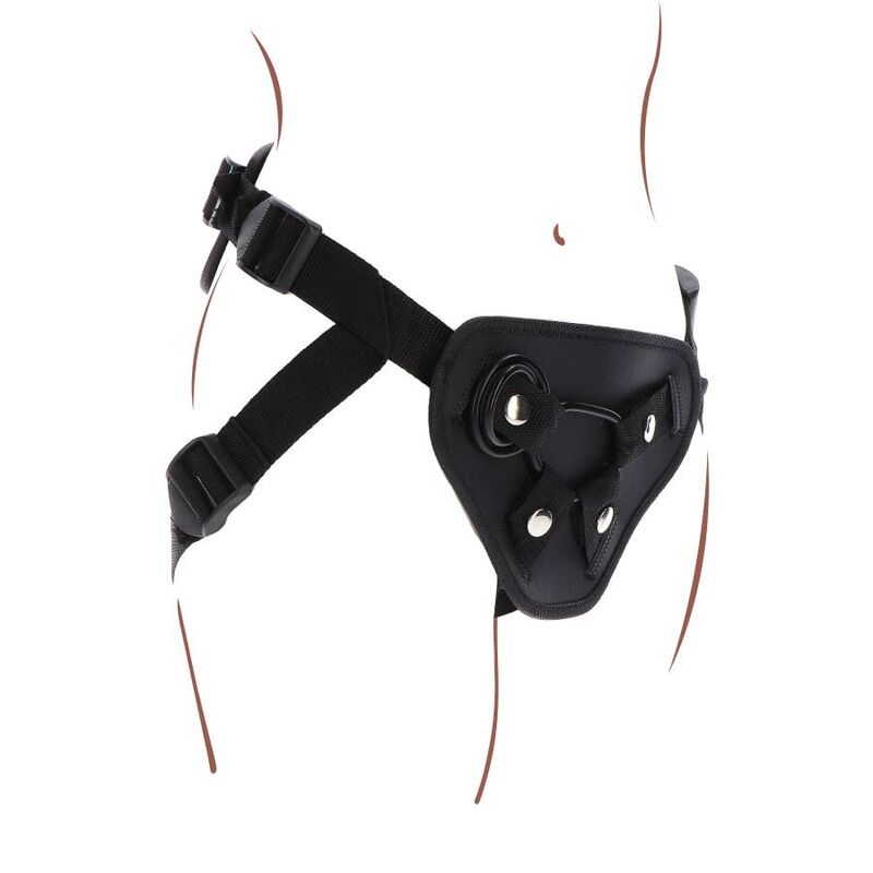 GET REAL - Strap-On-Deluxe-Gurt Schwarz