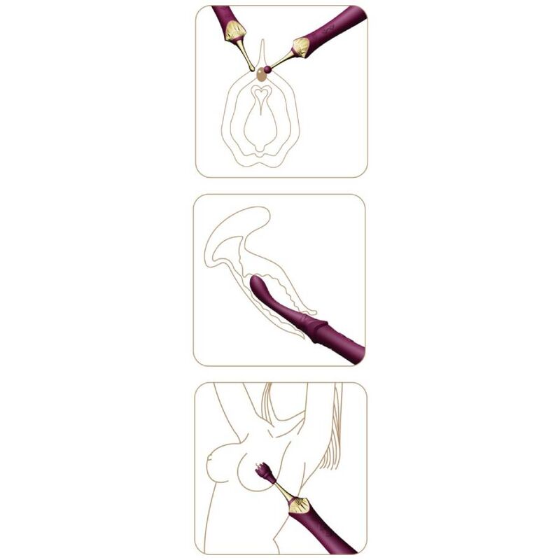 ZALO - BESS 2 Klitoralmassager Lila