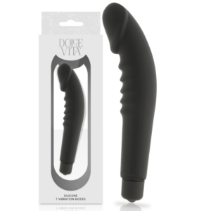 DOLCE VITA - REALISTIC PLEASURE Schwarz Silikon