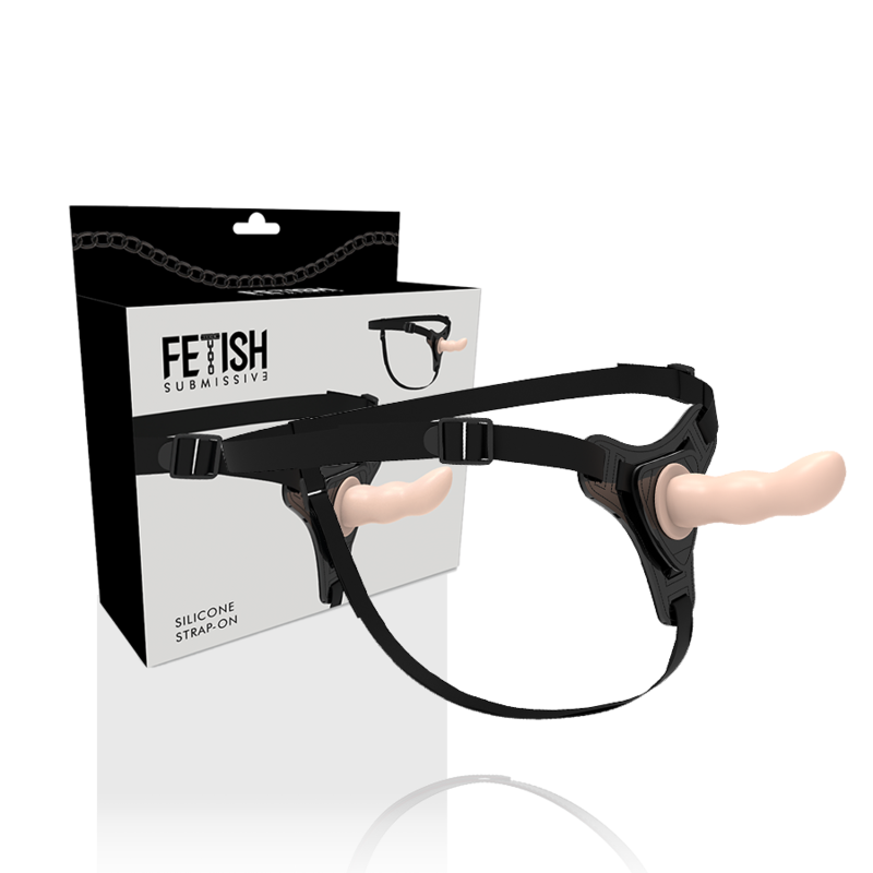 FETISH SUBMISSIVE HARNESS - Silikon-Fleisch-G-Punkt 12,5 cm