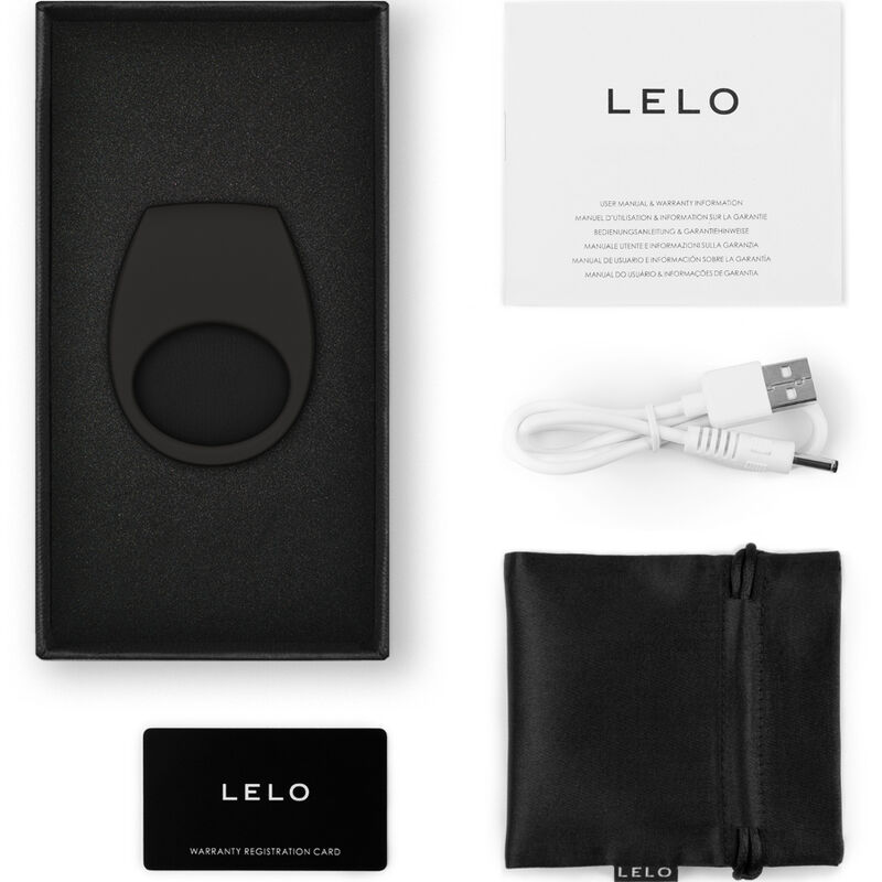 LELO - TOR 3 Schwarzer Vibratorring