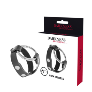 DARKNESS - BDSM-Hahn- und Hodenring