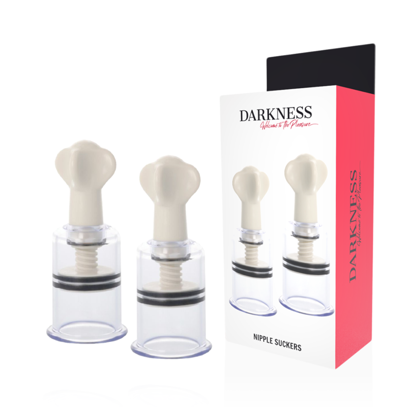 DARKNESS - Transparenter Nippelsauger 5 cm Durchmesser
