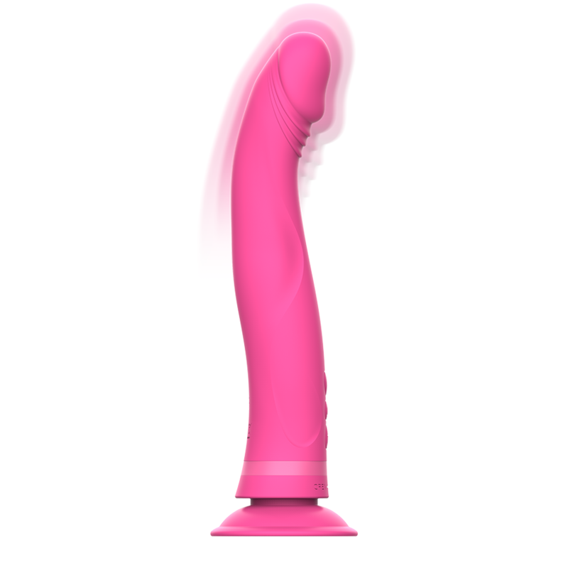INTENSE - MICHELANGELO Rosa Silikon-Vibrator-Dildo