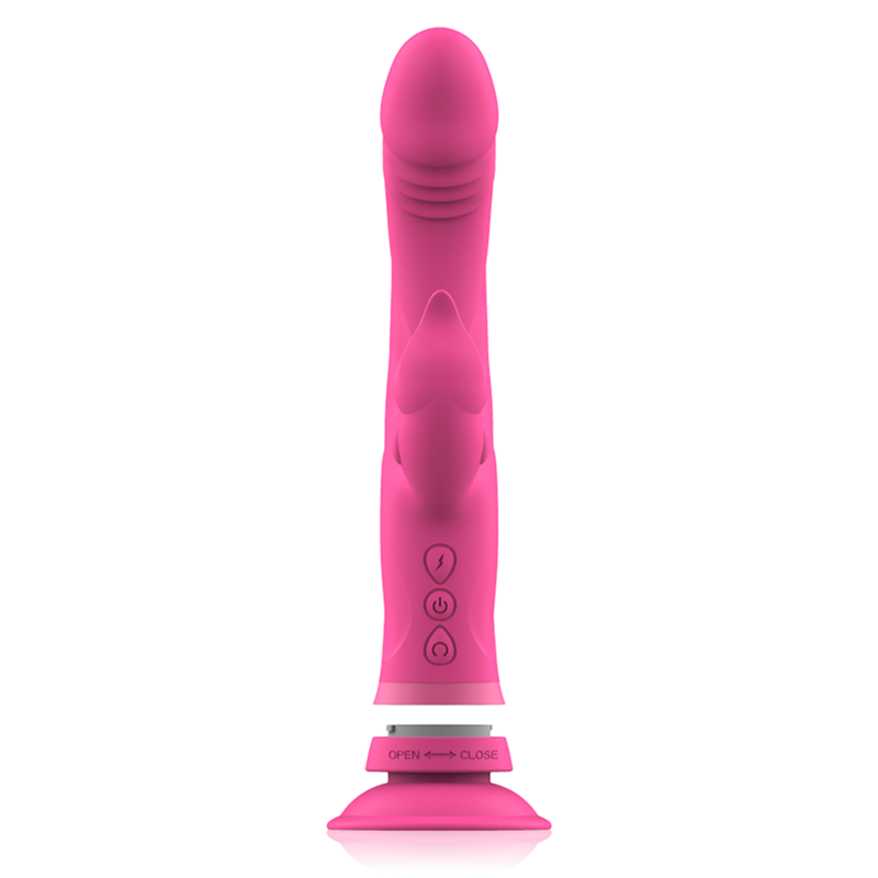 INTENSE - JULIO RABBIT VIBRATOR Rosa Silikon