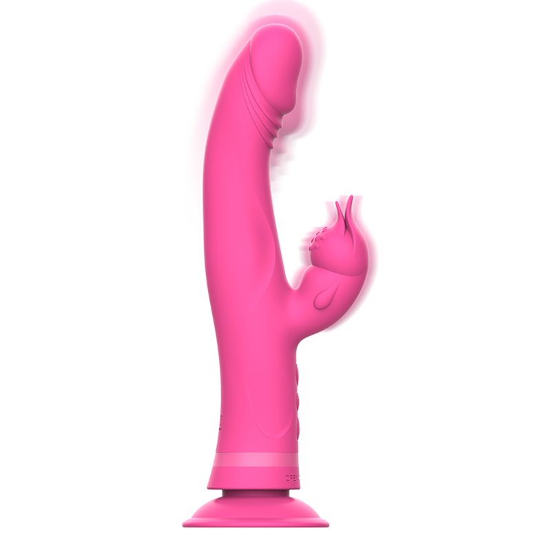 INTENSE - JULIO RABBIT VIBRATOR Rosa Silikon