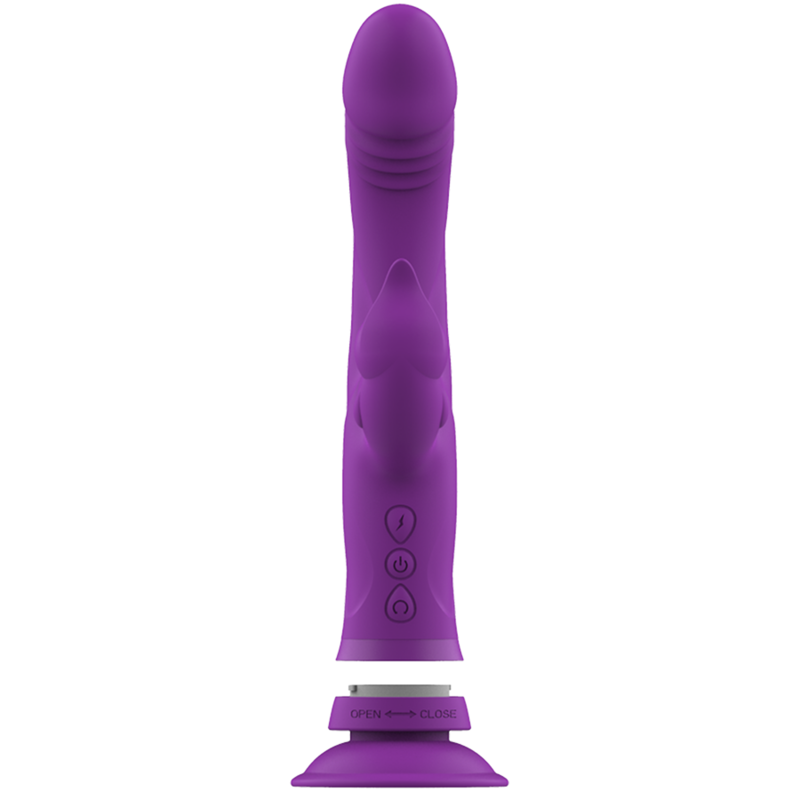 INTENSE - CASANOVA RABBIT Silikonvibrator Dreifachmotor Lila