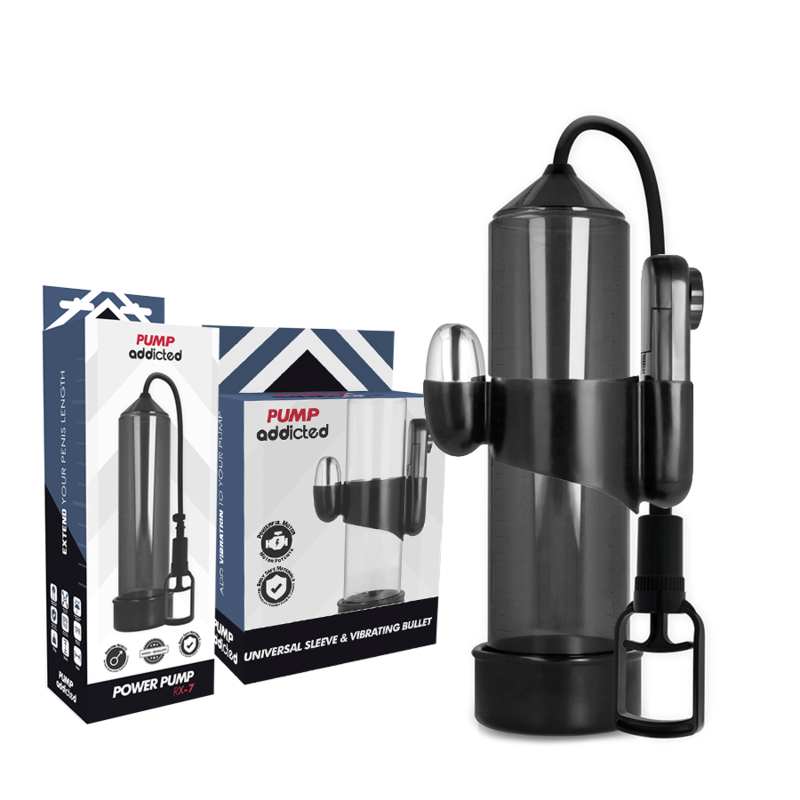 PUMP ADDICTED - RX7 Schwarzer Vibrator
