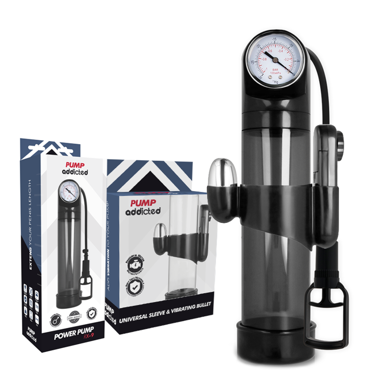 PUMP ADDICTED - RX9 Schwarzer Vibrator