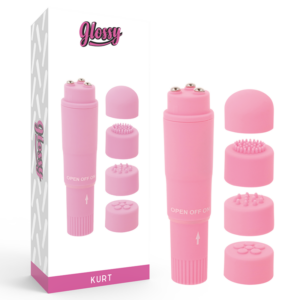 GLOSSY - Kurt Taschenmassager Rosa