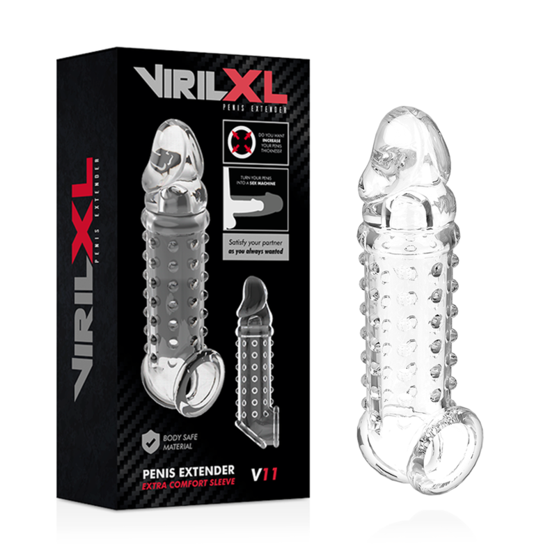 VIRILXL - Penisverlängerung und Hülle V11 Transparent