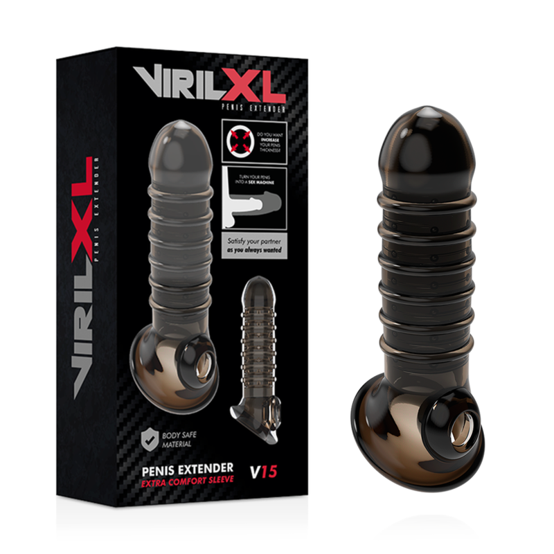 VIRILXL - Penisverlängerung und Hülle V15 Schwarz