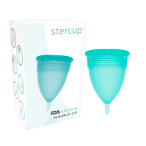 STERCUP - FDA Silikon-Menstruationstasse Aquamarin