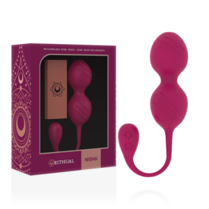 RITHUAL - NISHA - Wiederaufladbare vibrierende Kegelball-Orchidee