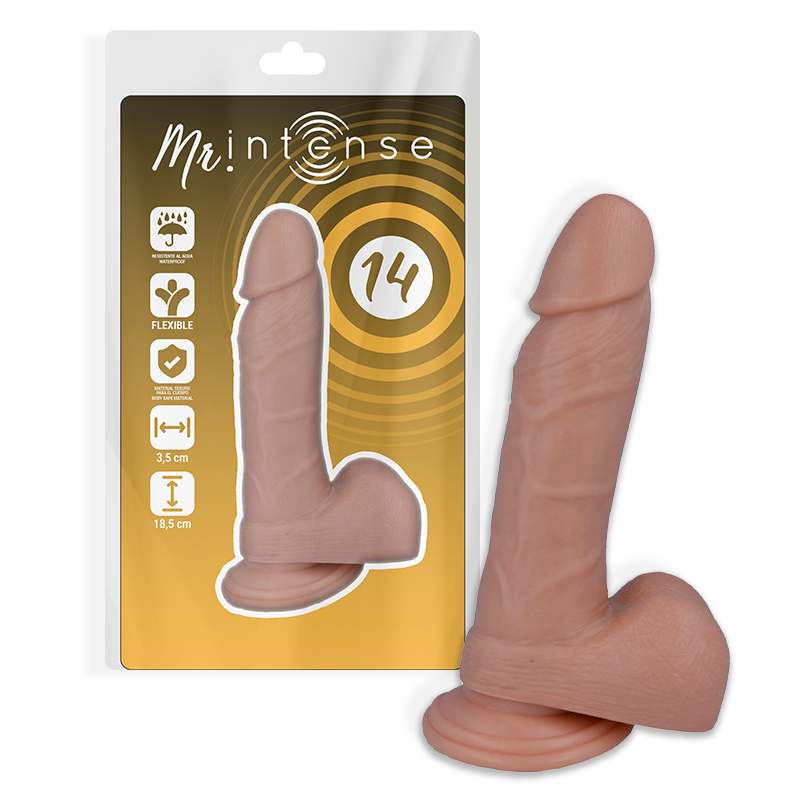 MR INTENSE - 14 realistischer Penis 18,5 cm -O- 3,8 cm