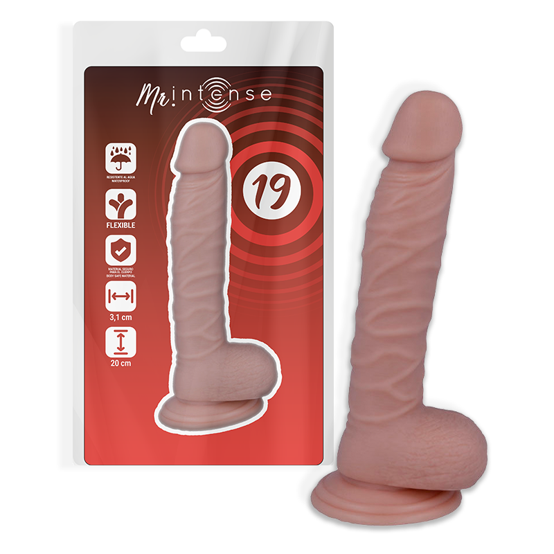 MR INTENSE - 19 realistischer Penis 20 cm -O- 3,1 cm