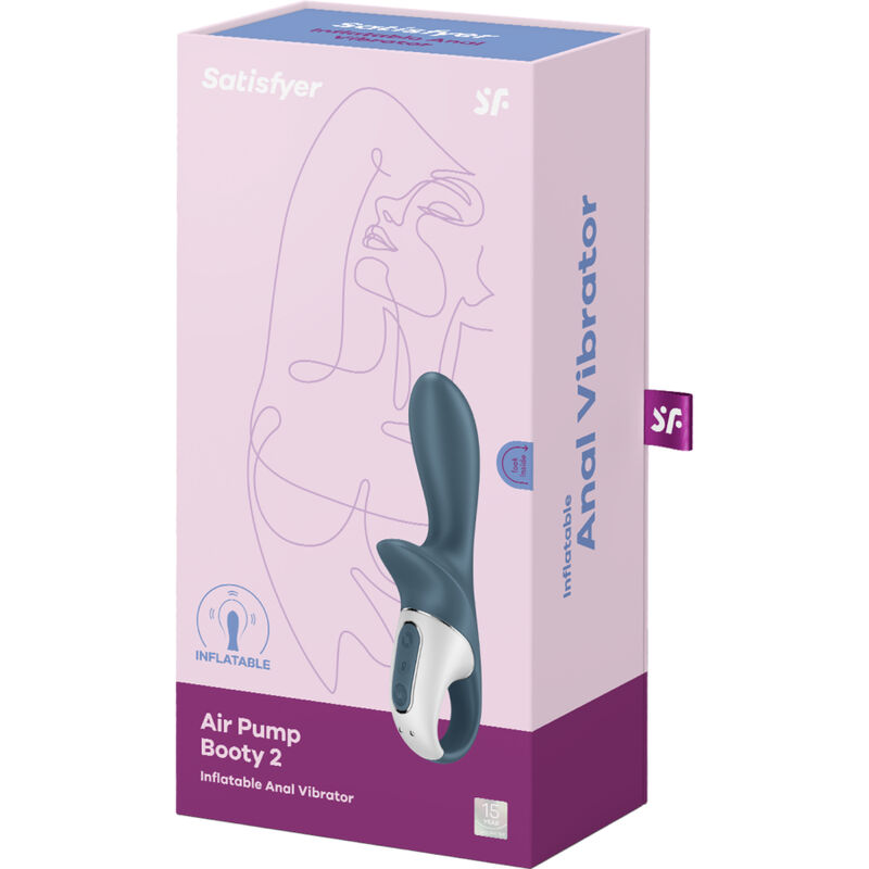 SATISFYER - LUFTPUMPE BOOTY 2 Schwarz