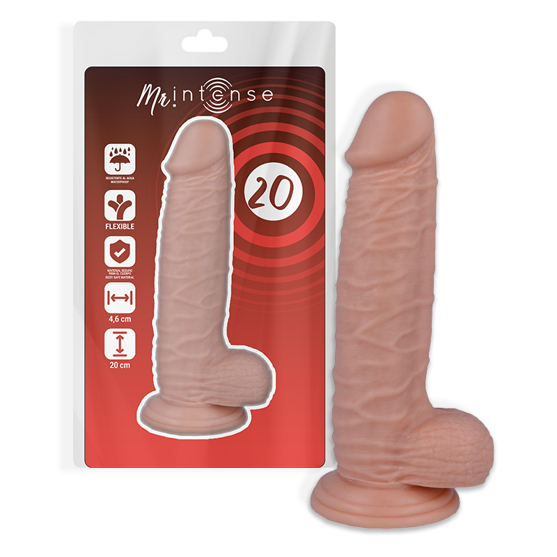 MR INTENSE - 20 REALISTISCHER PENIS 20 CM -O- 4,6 CM