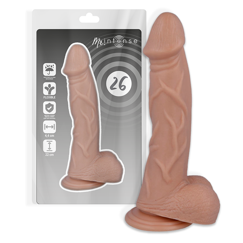 MR INTENSE - 26 realistischer Penis 22 cm -O- 4,4 cm