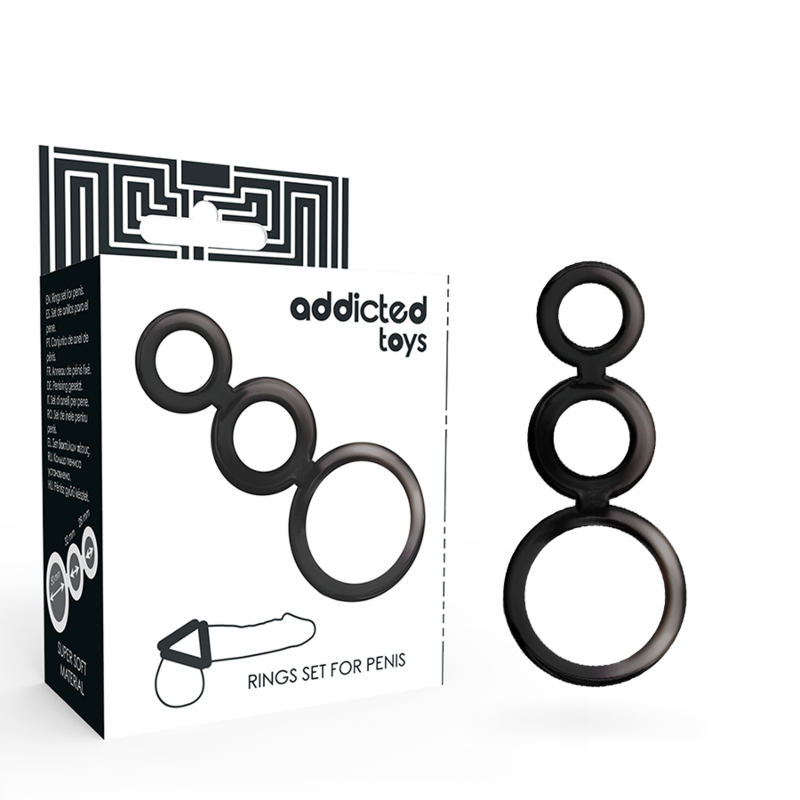 ADDICTED TOYS - Ringset für Penis - Geruchert