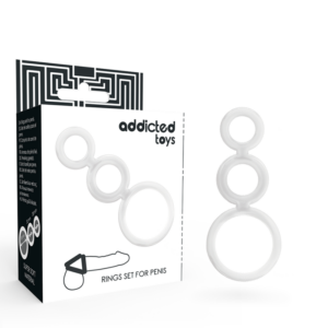 ADDICTED TOYS - Transparenter Penisring-Set