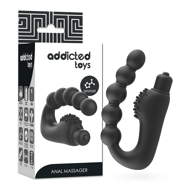 ADDICTED TOYS - Anal-Massager Prostatik mit Vibration