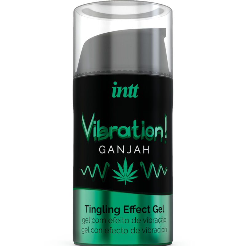 INTT - Kraftvolles intimstimulierendes flüssiges Vibrationsgel Cannabis 15ml