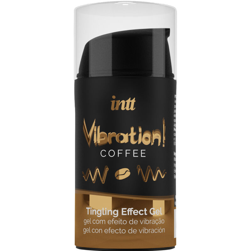 INTT - Kraftvolles intimstimulierendes flüssiges Vibrationgel Kaffee 15ml
