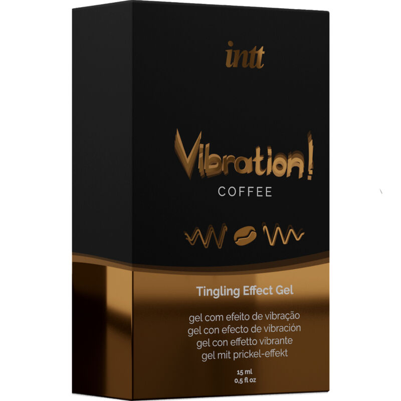 INTT - Kraftvolles intimstimulierendes flüssiges Vibrationgel Kaffee 15ml