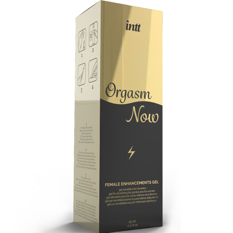 INTT LUBRICANTS - INTENSIVES VAGINALSTIMULIERENDES GEL MIT VIBRATORAPPLIKATOR