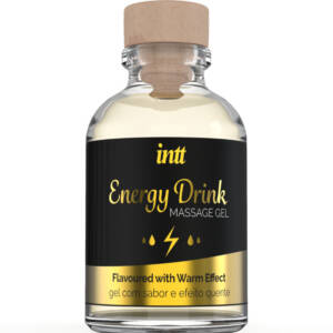 INTT MASSAGE & ORAL SEX - Massagegel mit aromatischem Energiedrink und Erwärmungseffekt