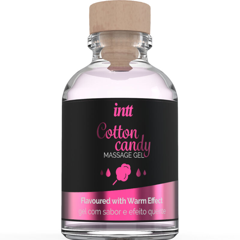 INTT MASSAGE & ORAL SEX - Massagegel mit Zuckerwattengeschmack und Wärmeeffekt