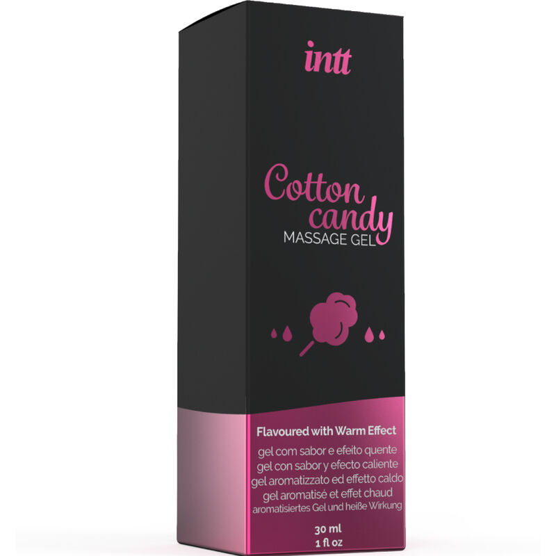 INTT MASSAGE & ORAL SEX - Massagegel mit Zuckerwattengeschmack und Wärmeeffekt