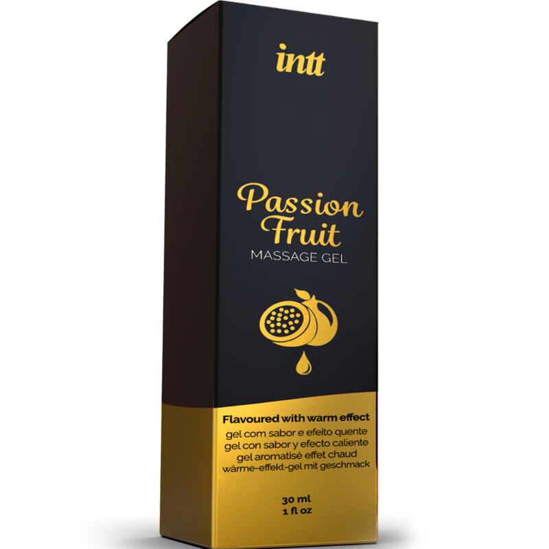 INTT MASSAGE & ORAL SEX - Massagegel mit Passionsfruchtgeschmack und Wärmeeffekt