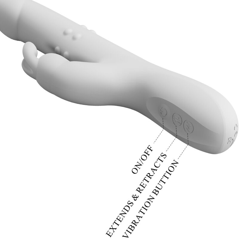 PRETTY LOVE - REESE VIBRATOR MIT SILBERNER ROTATION