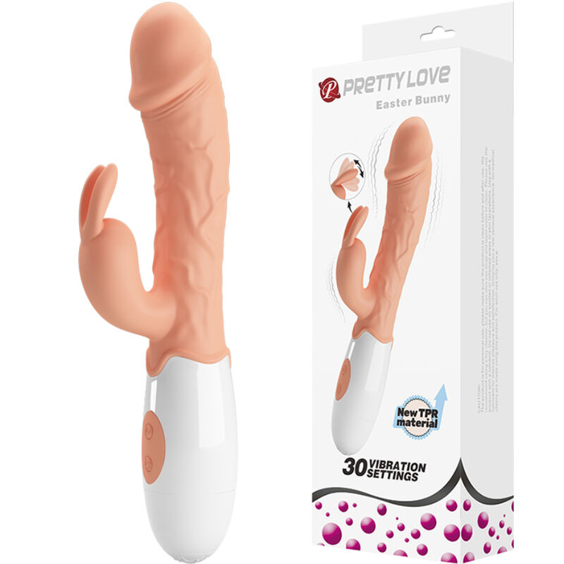 PRETTY LOVE - Osterhasen-Vibrator mit Stimulator