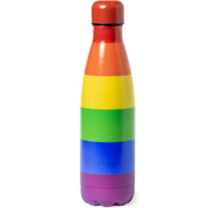 PRIDE - Metallische Warmwasserheizung mit der LGBT-Flagge