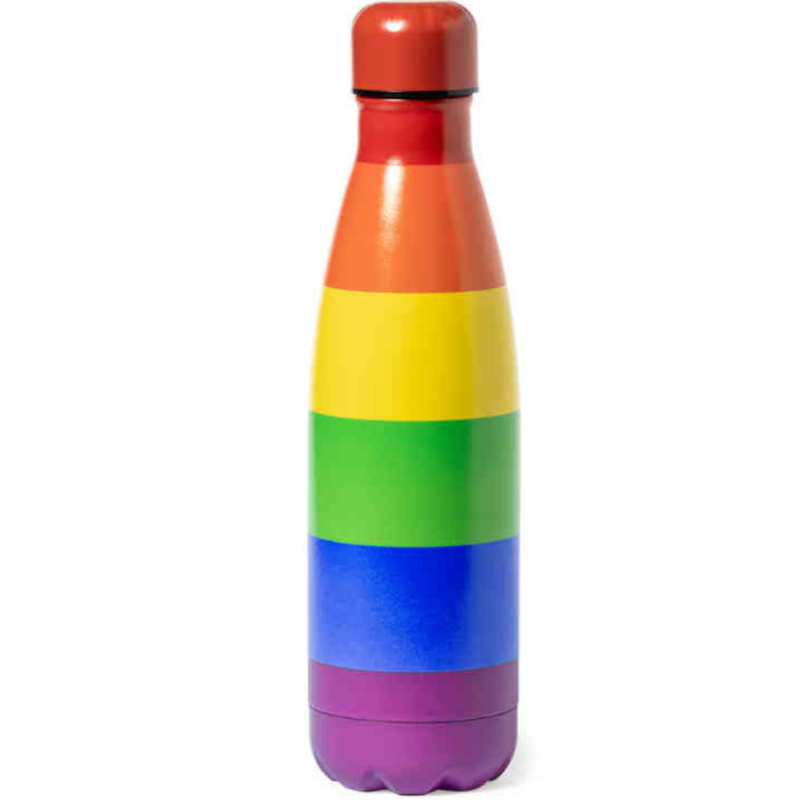 PRIDE - Metallische Warmwasserheizung mit der LGBT-Flagge