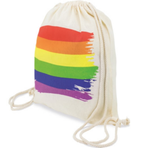 PRIDE - Baumwoll-Rucksack mit LGBT-Flagge