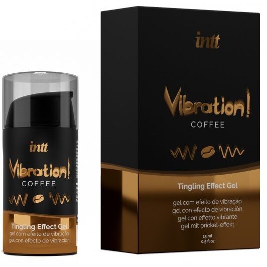INTT MASSAGE & ORAL SEX - Massagegel mit Kaffeegeschmack und heißem Effekt